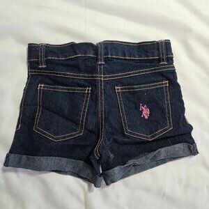 U.S. Polo Assn. Girls roll up jean shorts Girls Size 6